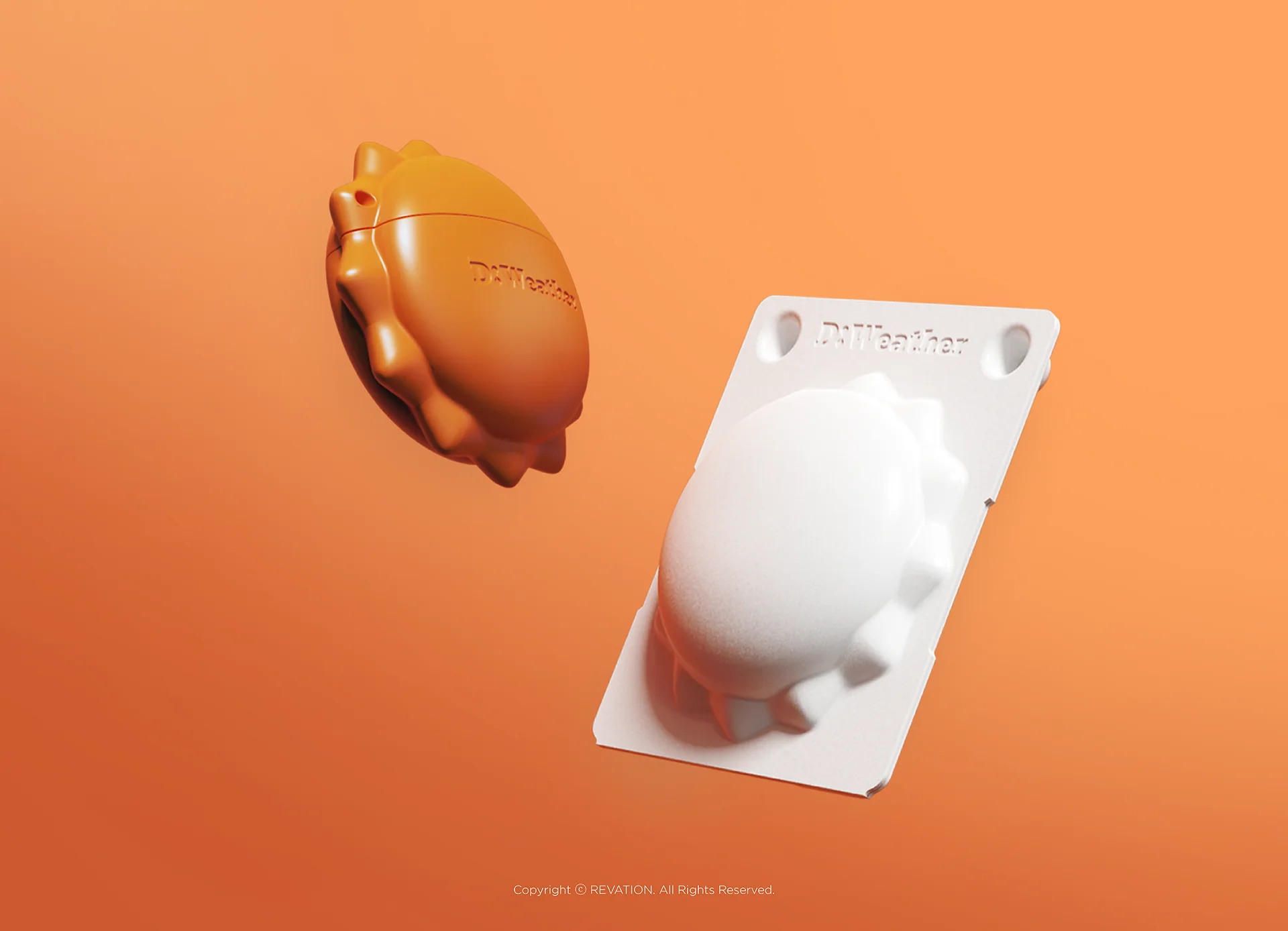 리스튜디오가 제작한 페이퍼몰드 기반 D:Weather(디웨더) SUNCOATA SUN BLOCK PACKAGING(선코타 선블록 패키지)