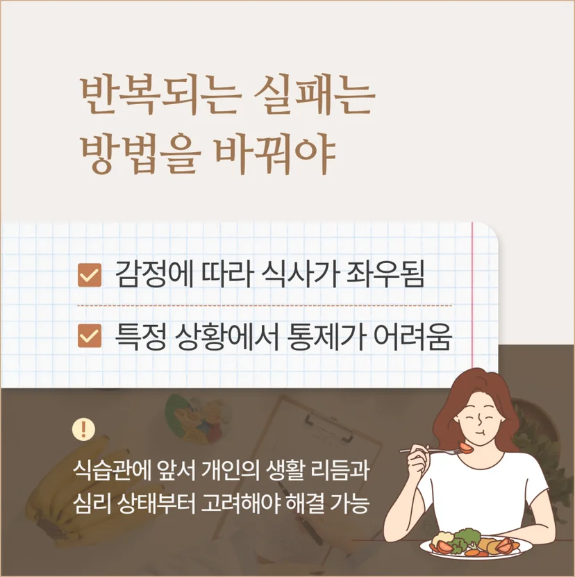 반복되는 다이어트 실패