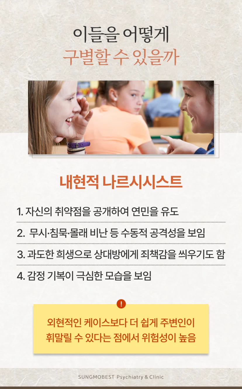 내현적 나르시시스트 정의