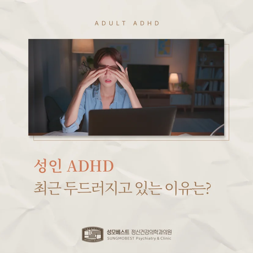 성인 ADHD 표지