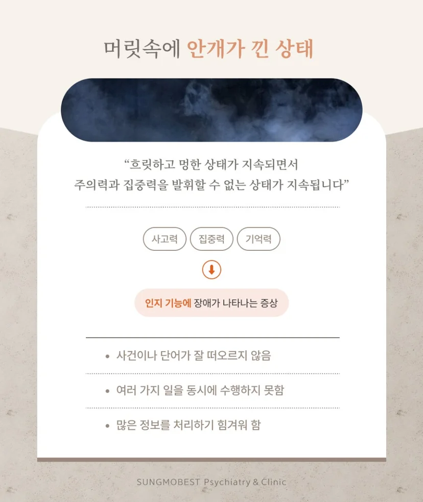브레인 포그 정의