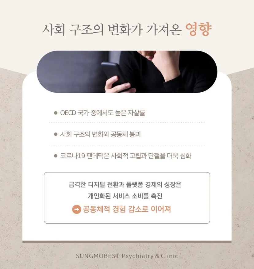 사회 구조 변화가 가져온 고립과 단절