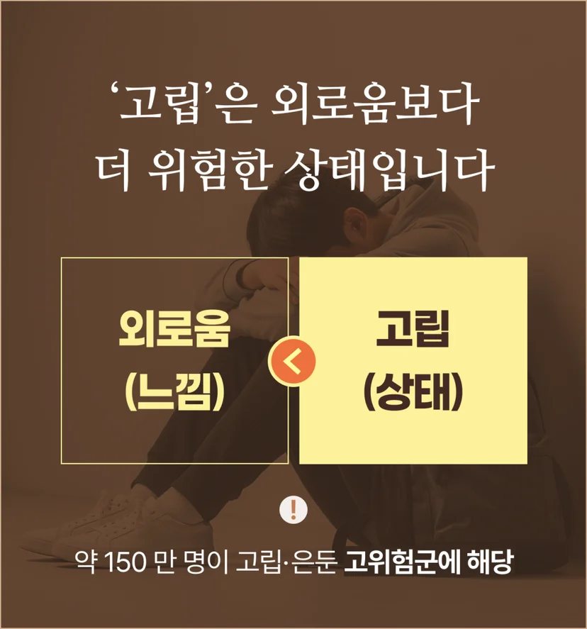 외로움과 고립 차이