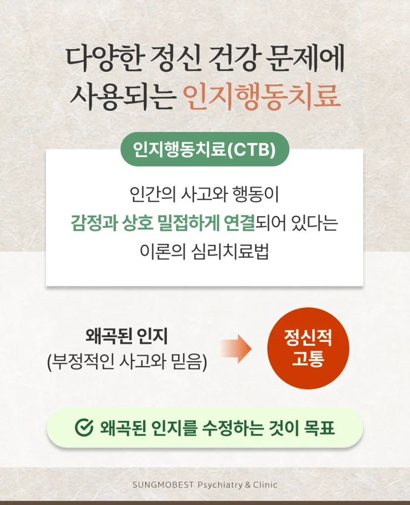 인지행동치료 설명
