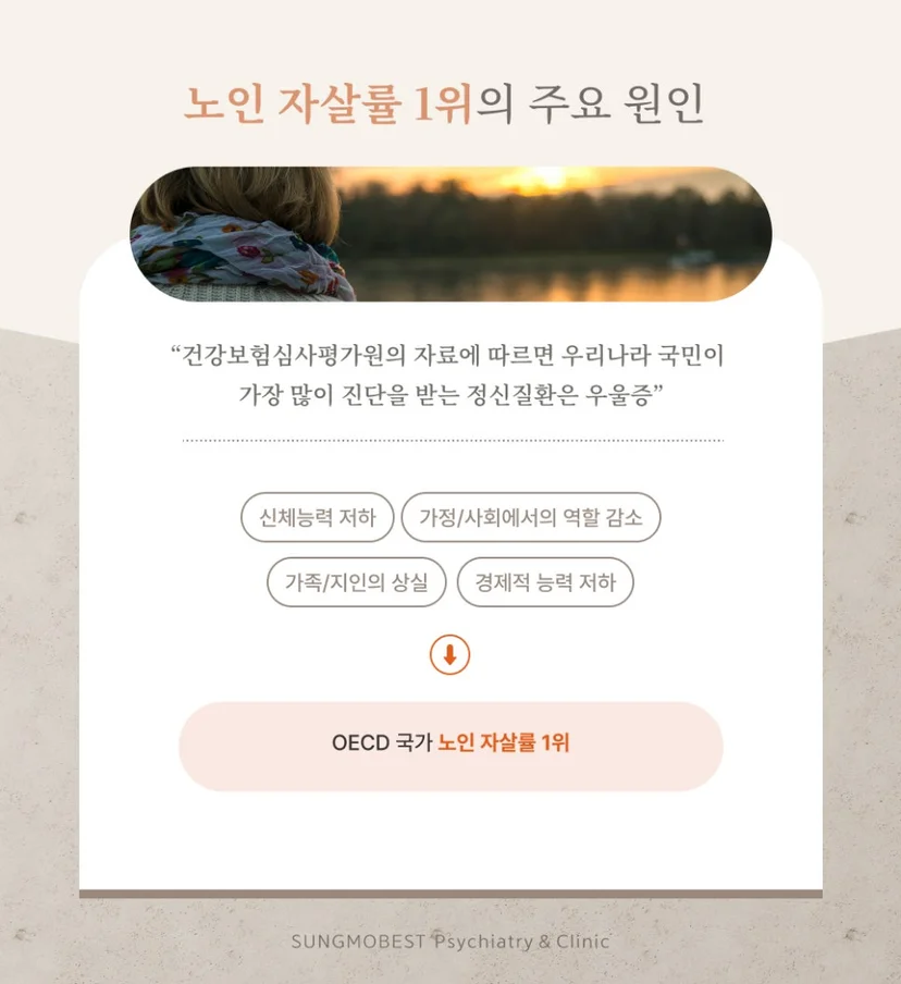 노인 우울증과 노인 자살률