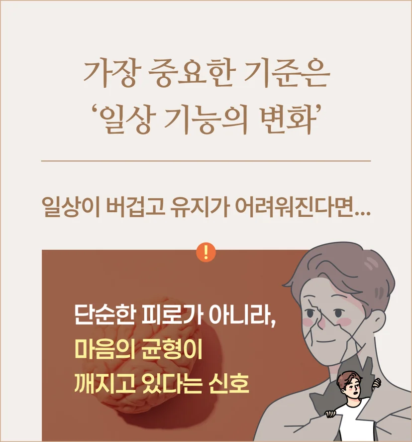 일상 기능의 변화