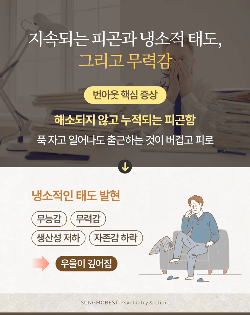 번아웃 핵심 증상