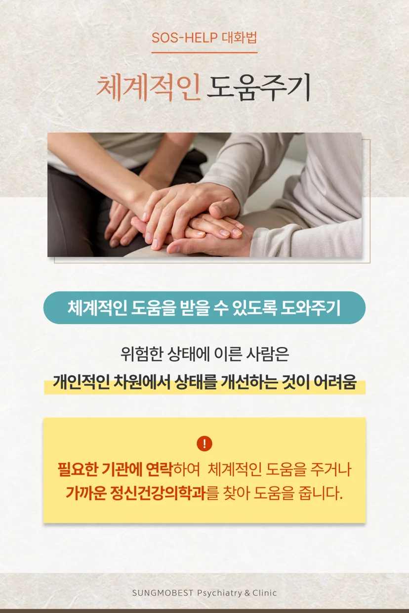 SOS-HELP 대화법 단계