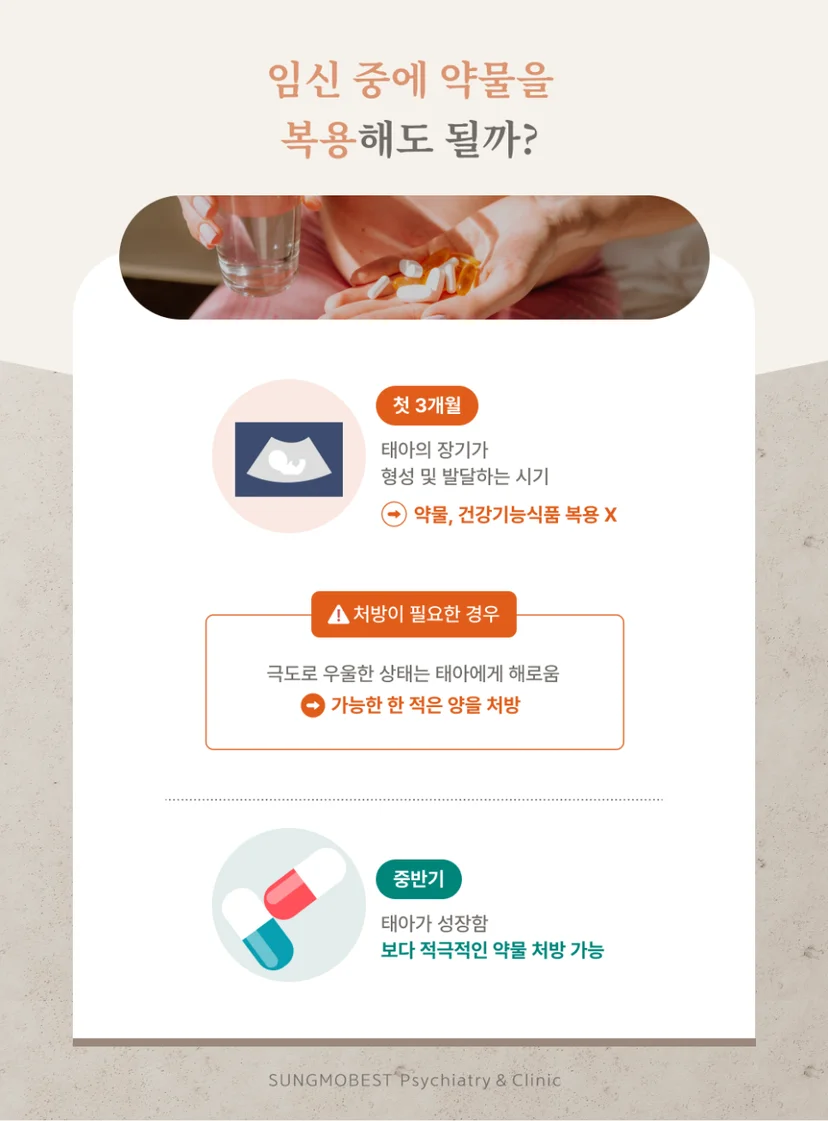 임신 중 약물 복용