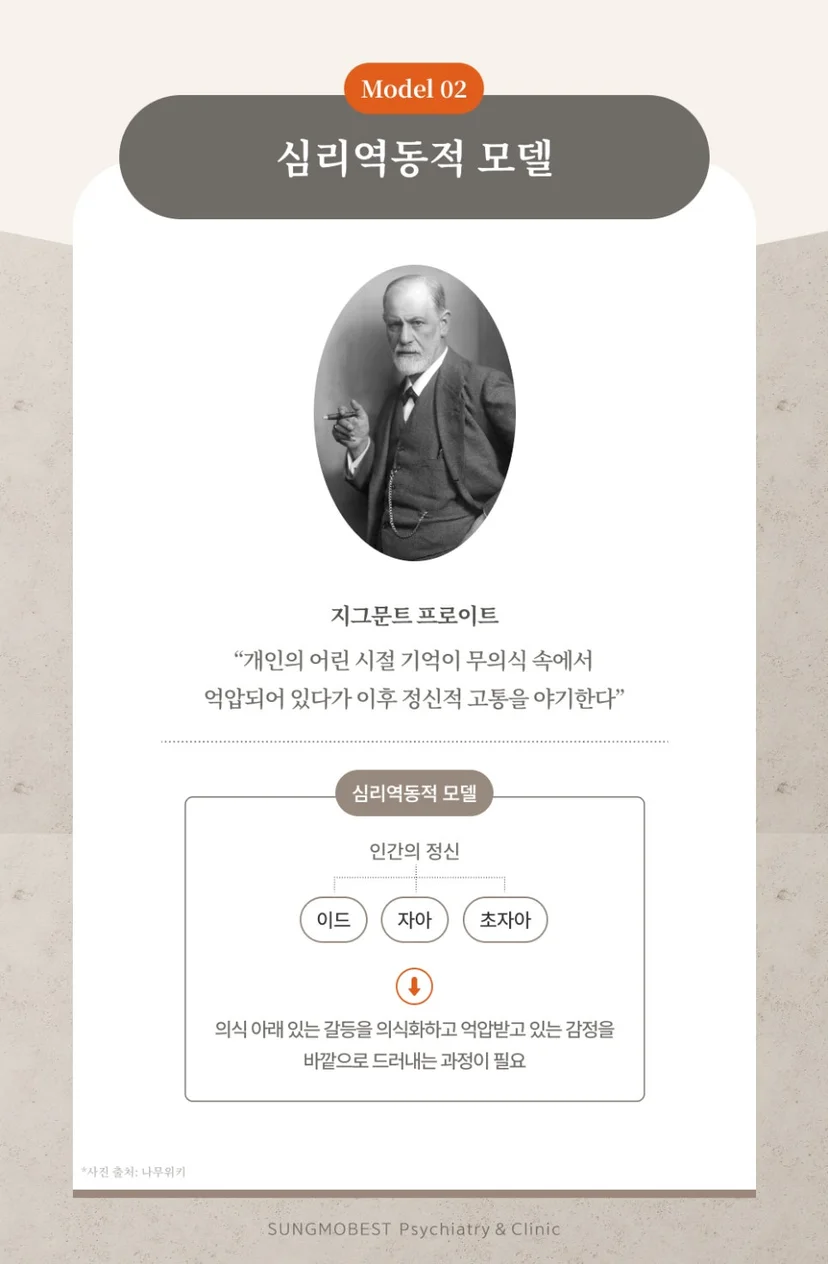 심리역동적 모델 설명