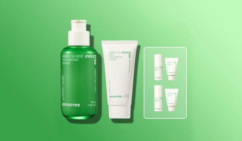 Innisfree greentea lineup
