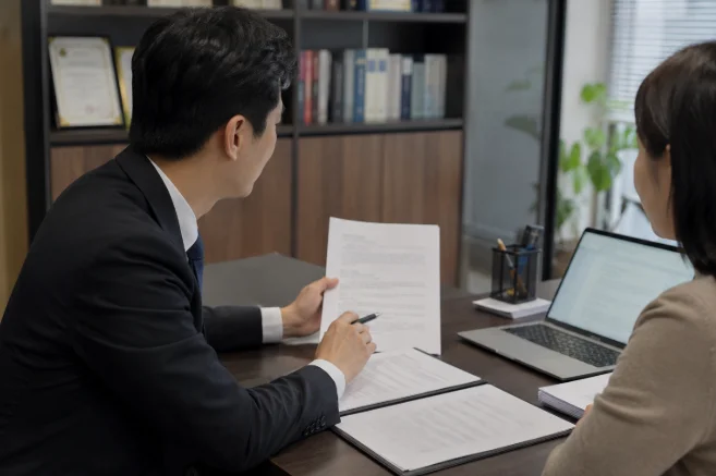 직장내괴롭힘 사건에 대해 변호사의 자문을 구하는 중인 피해자