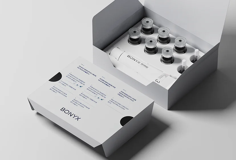 리스튜디오가 제작한 페이퍼몰드 소재 바이오플러스(BIOPLUS) SHINE PROFESSIONAL PACKAGING(샤인프로페셔널 패키지)