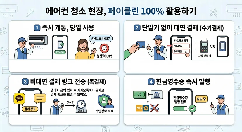 페이클린, 활용법