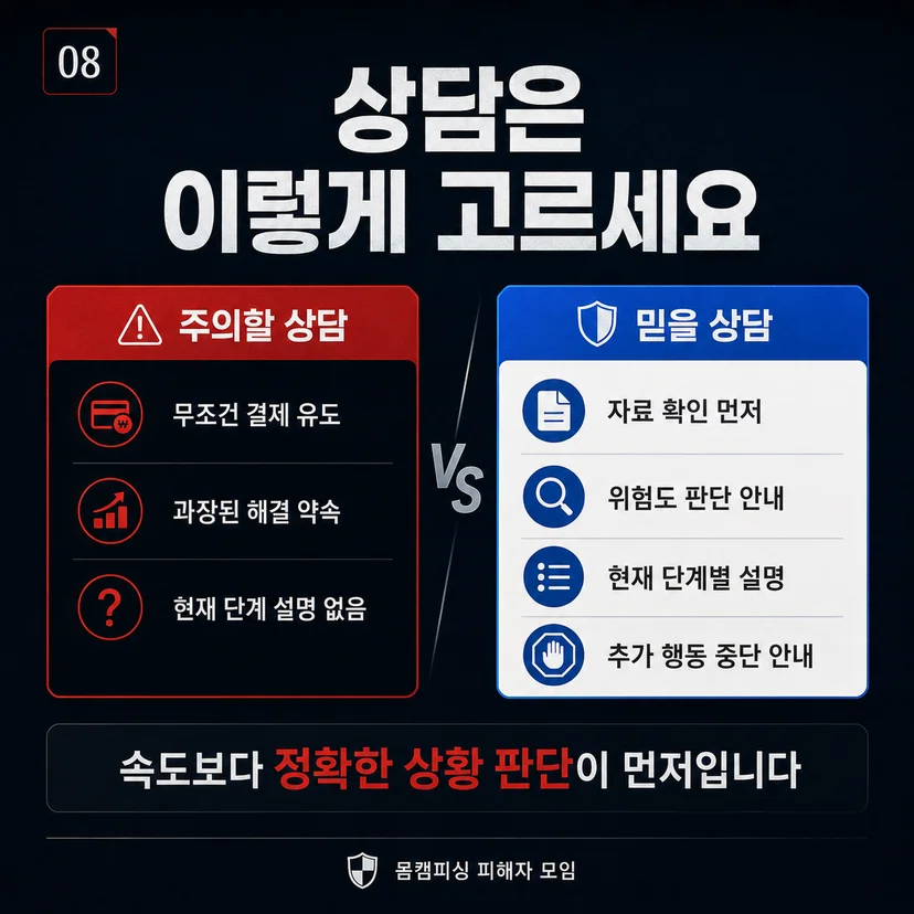 상담 업체 고르는 법