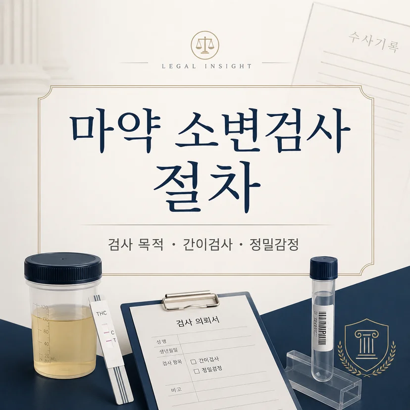 마약 소변검사 절차