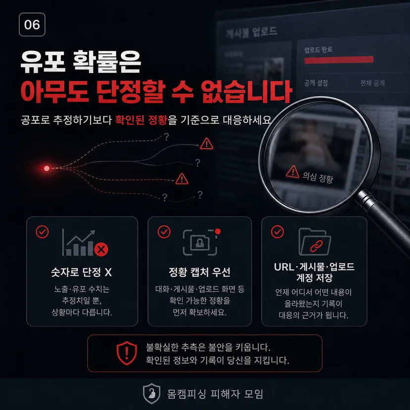 몸캠피씽, 몸캠피싱 유포 확률