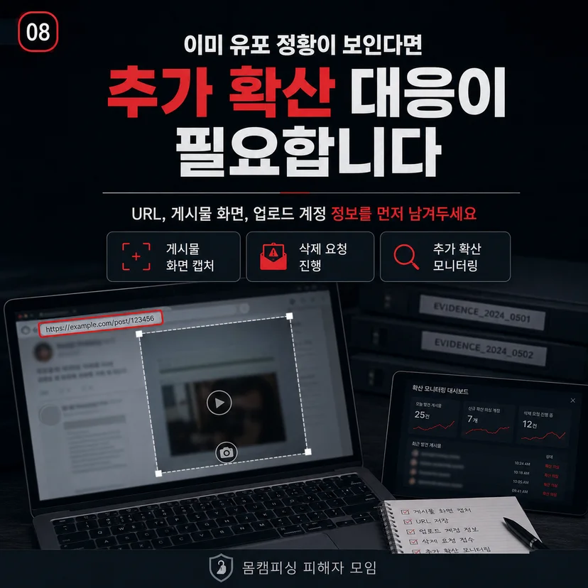 몸캠피씽 유포 협박 대응