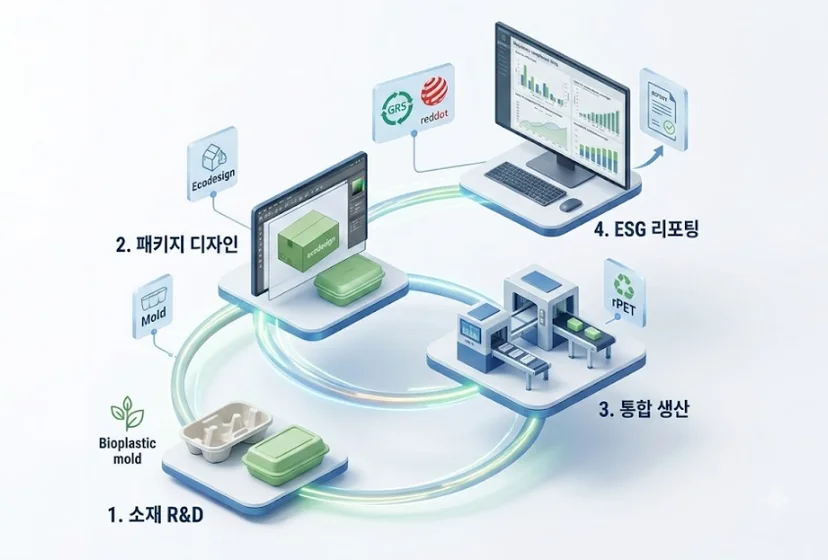 친환경 패키지 원스톱 개발 솔루션 리스튜디오 프로세스 소개