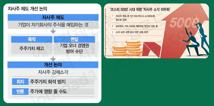 자사주 소각 의무화 논술｜해결 방안 3가지