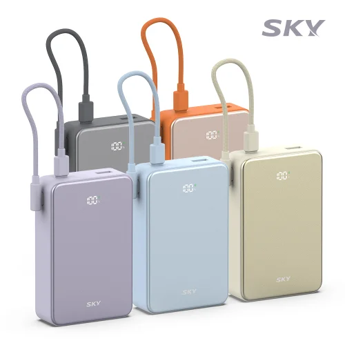 스카이 필 큐브 20,000mAh PD QC 22.5W 미니 보조배터리 케이블 세트