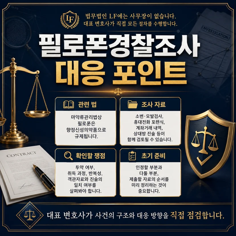 필로폰경찰조사 전 참고할 수 있는 내용
