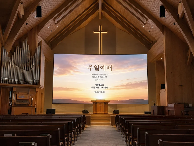 교회 미디어월