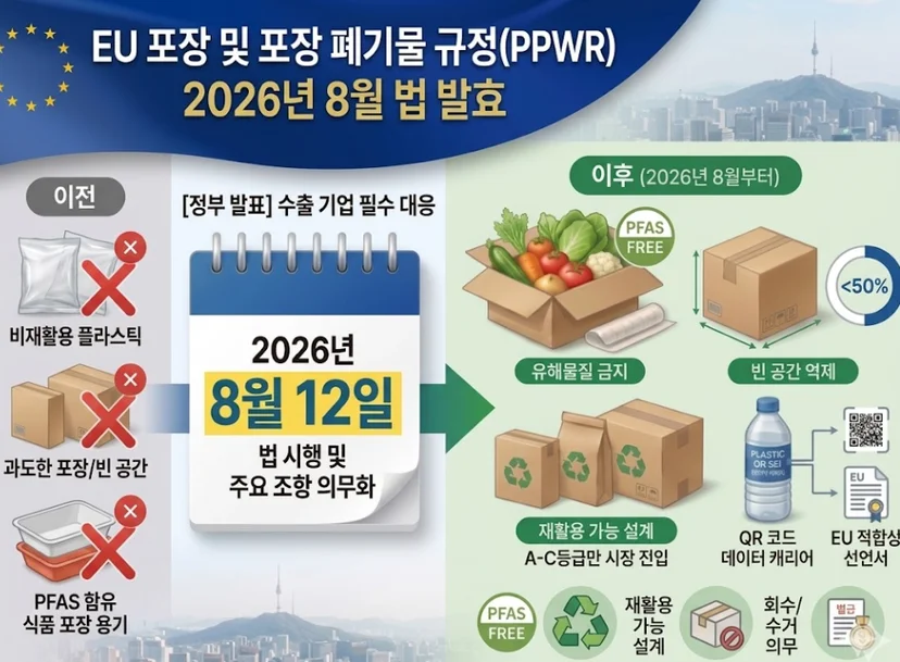 EU PPWR 주요 규정 요약 정리