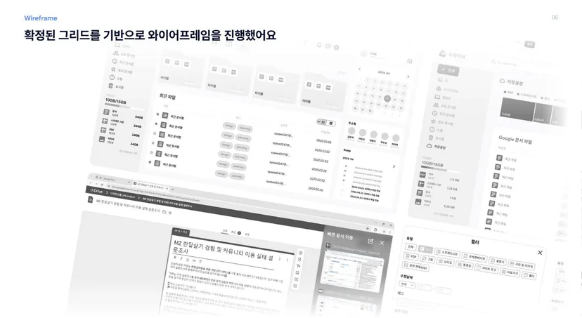 구글드라이브 UX 모델링 — 멋쟁이사자처럼 UIUX 부트캠프 프로젝트