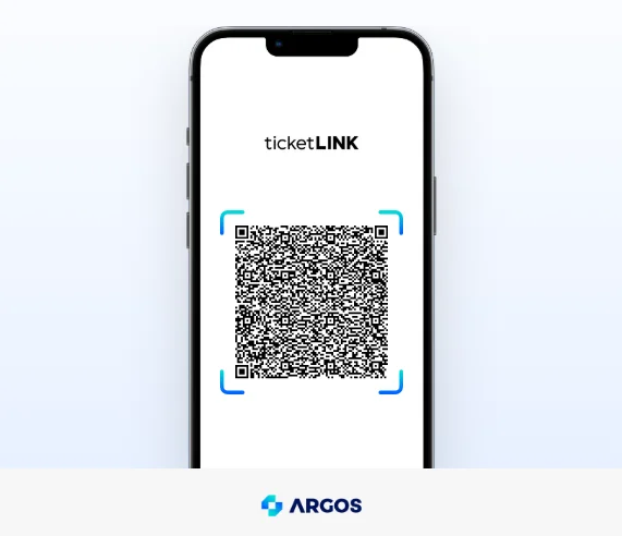 Ticketlink Global identity verification terms and QR code page.