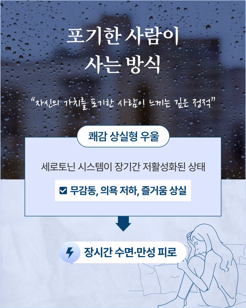 쾌감 상실형 우울