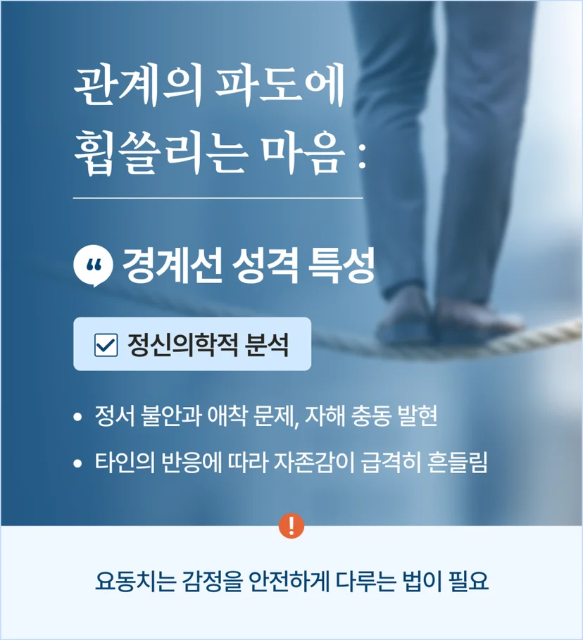 경계선 성격 특성