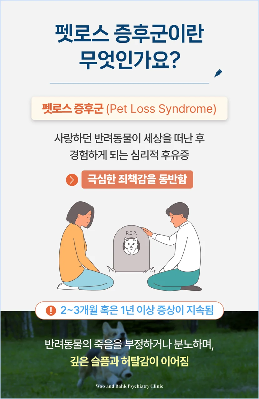 펫로스 증후군이란? - 우영섭박원명정신건강의학과
