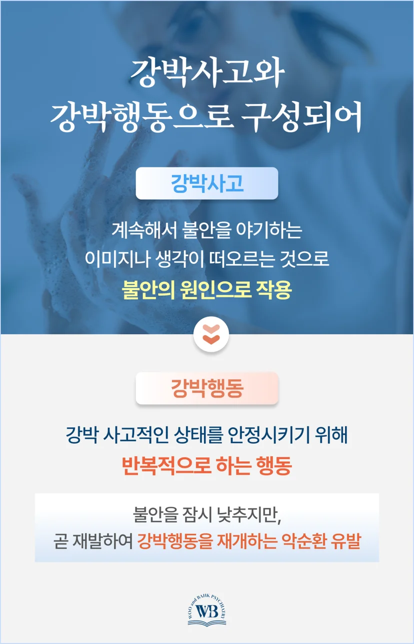 강박사고와 강박행동으로 구성되어