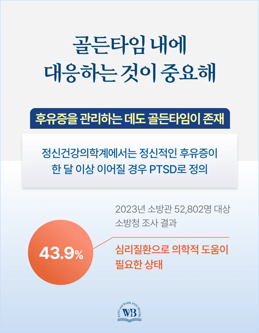 PTSD 골든타임 대응의 중요성