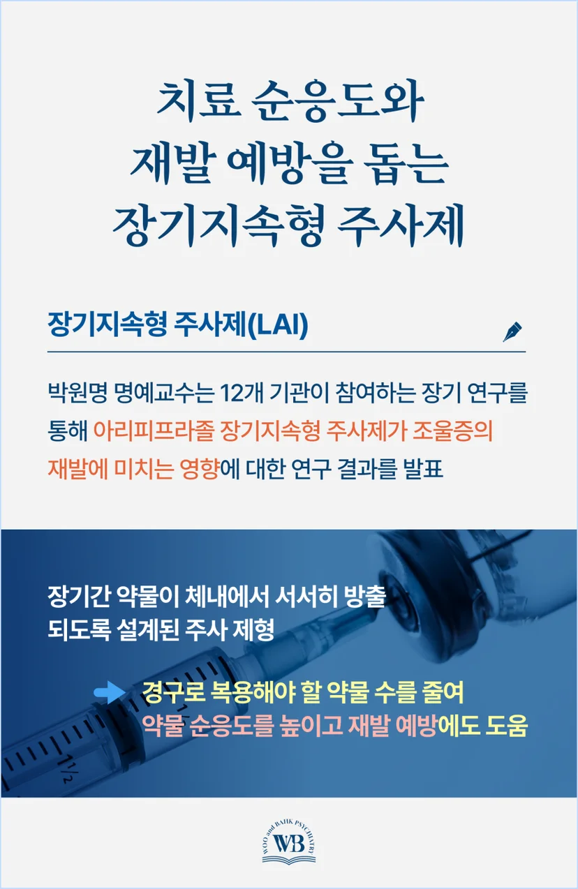 조울증 장기지속형 주사제 발표