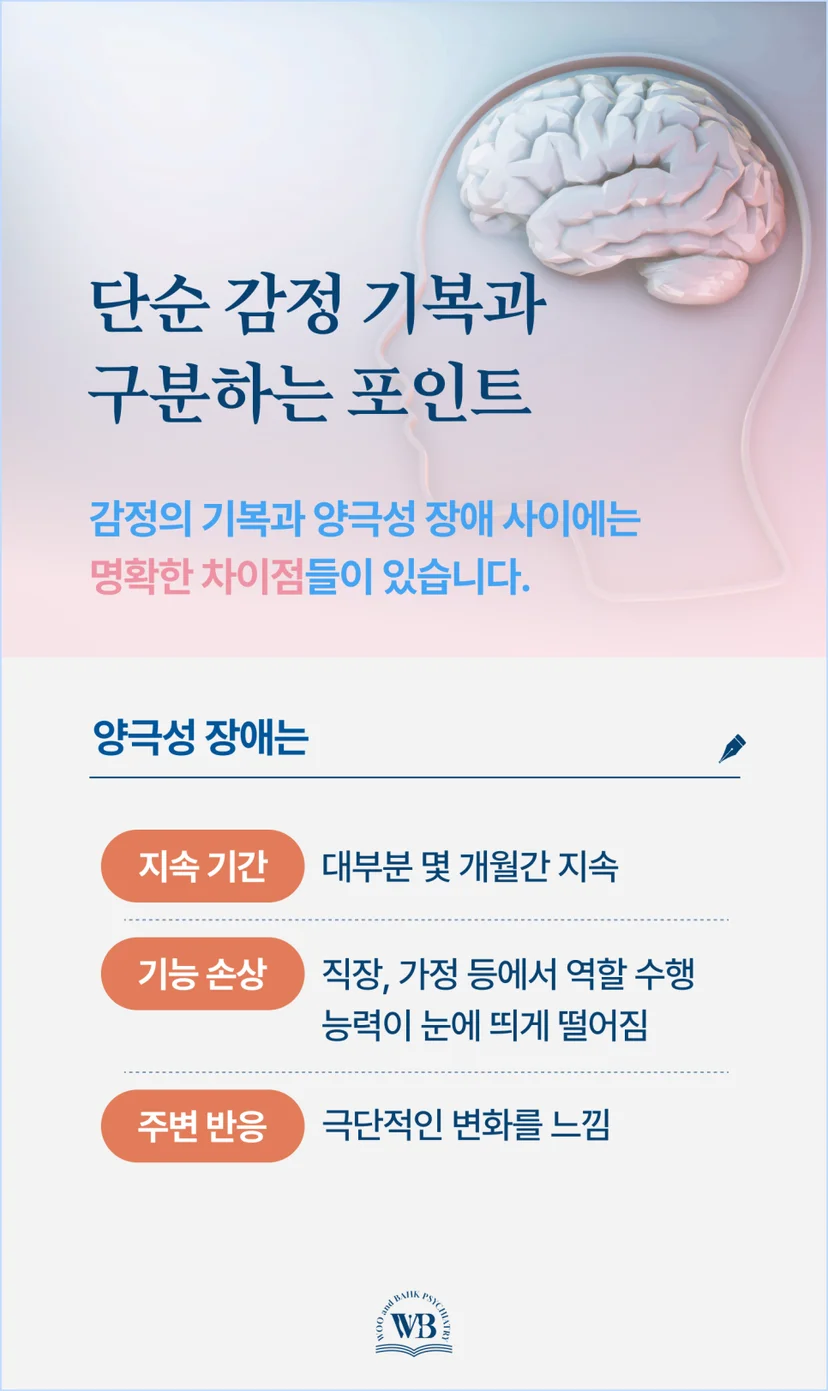 단순 감정기복과 구분하는 포인트