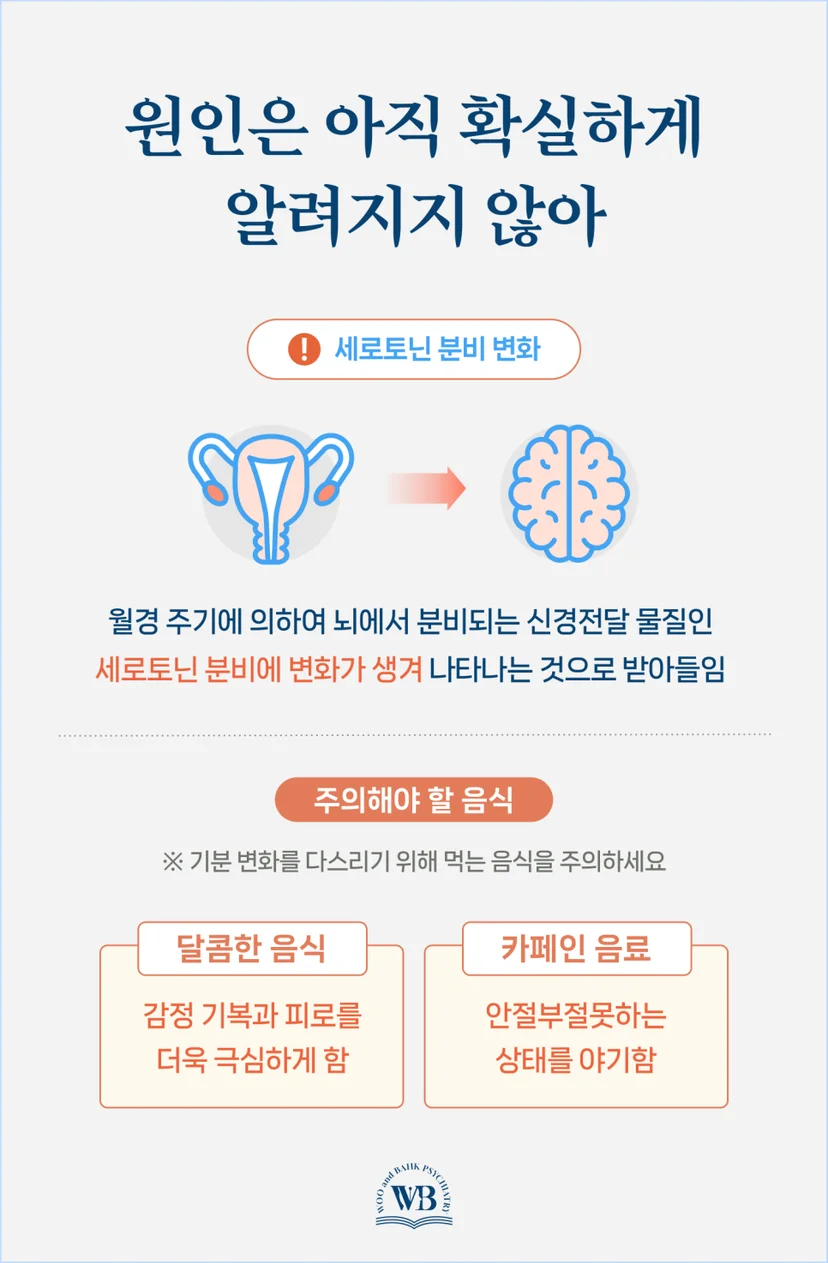 확실한 원인이 밝혀지지 않은 월경전증후군