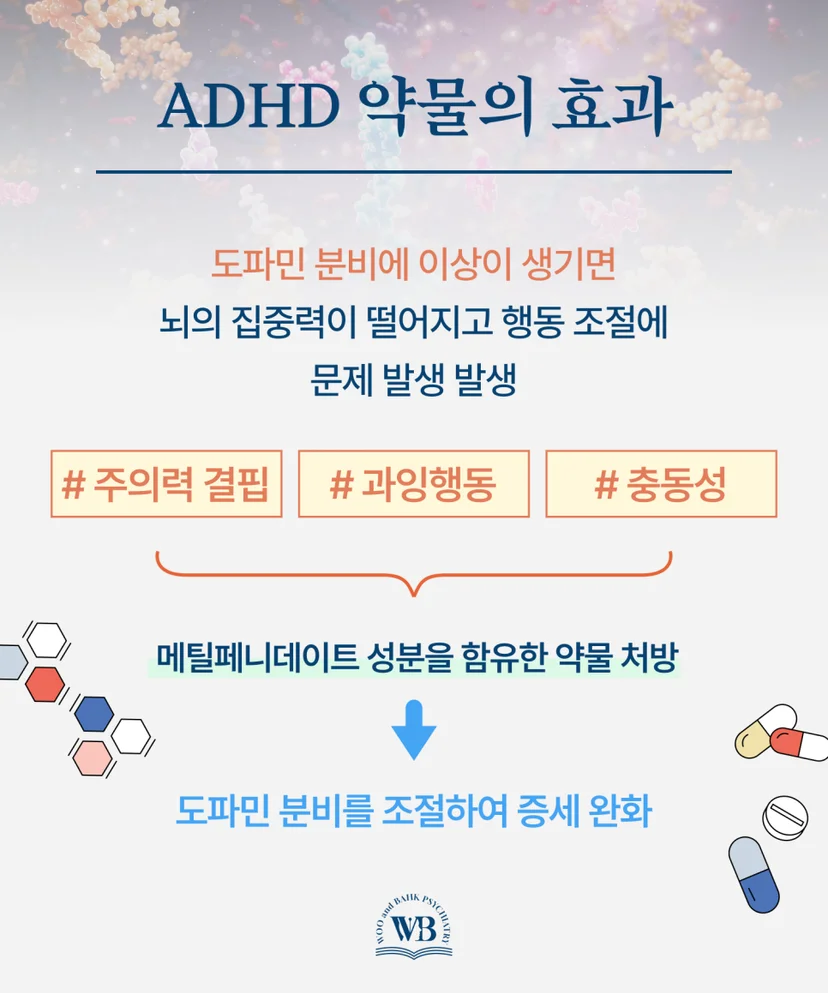 ADHD 약물 효과