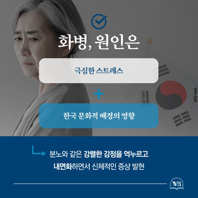 스트레스와 문화적 배경이 원인인 화병