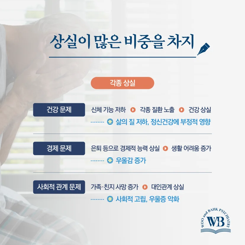 노인 우울증 유발 원인