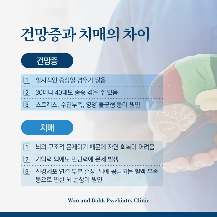 건망증과 치매의 차이