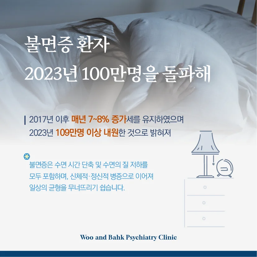 100만 명을 돌파한 불면증 환자