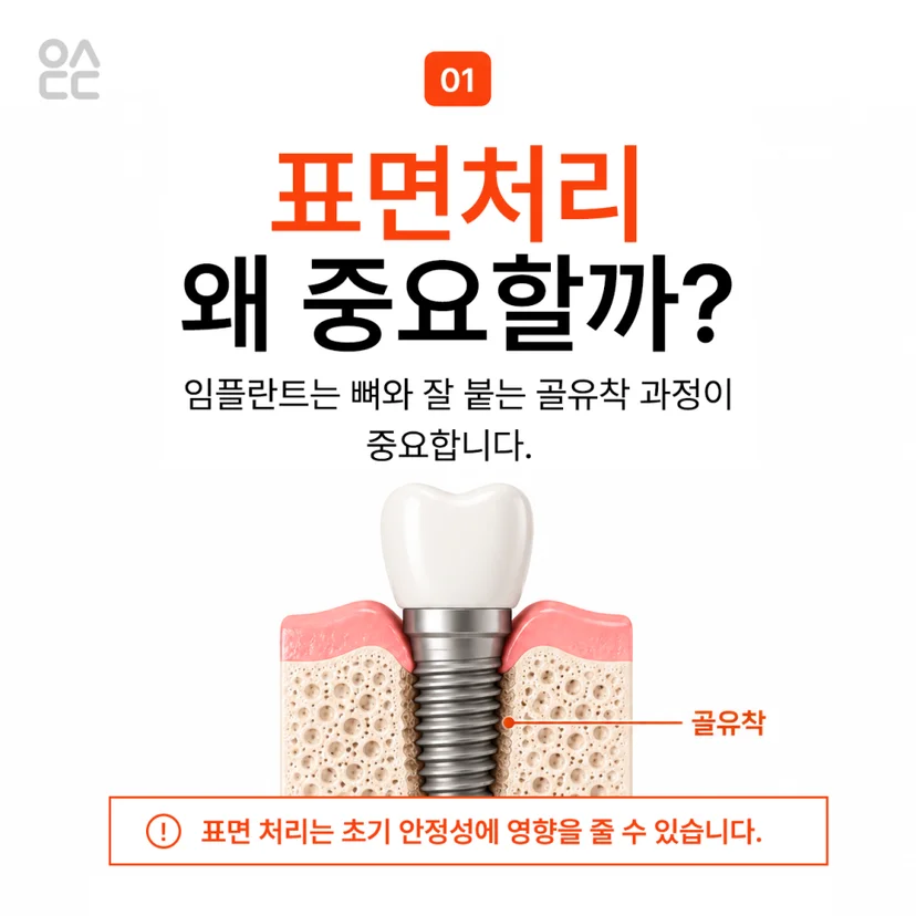 오스템 임플란트 표면 처리