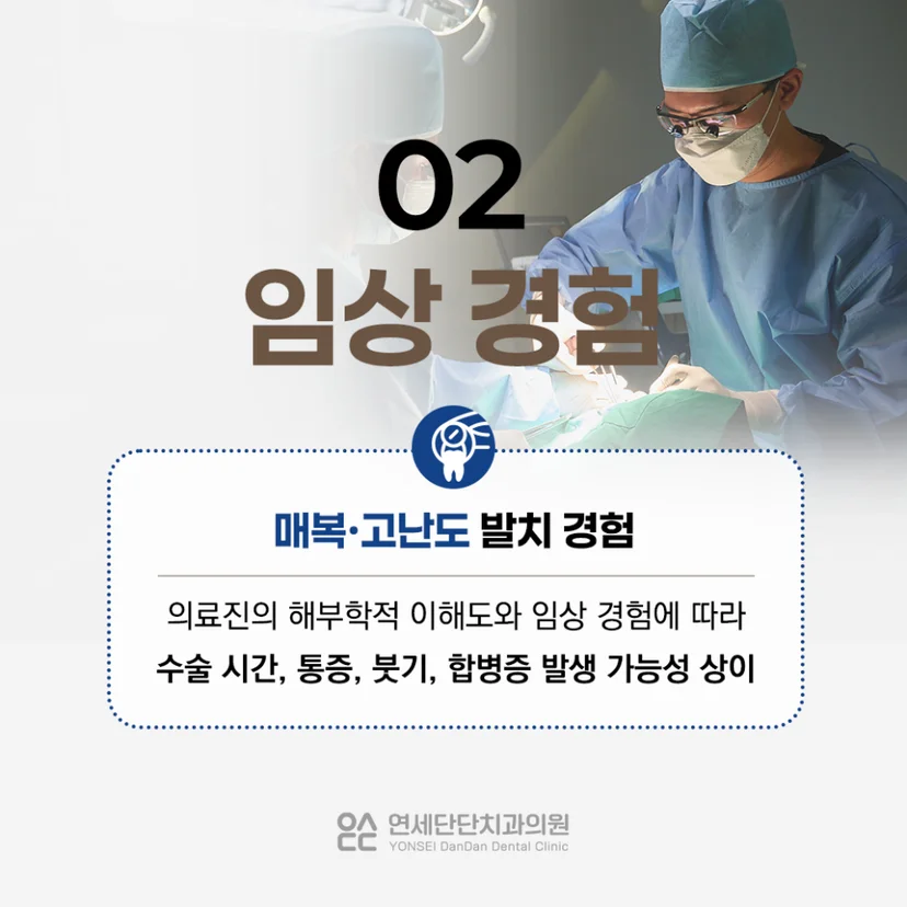 사랑니 발치 치과 선택 기준