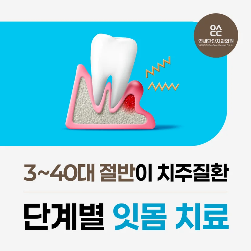 단계별 잇몸 치료 표지