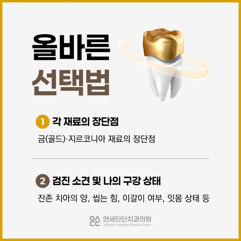 크라운 선택 방법