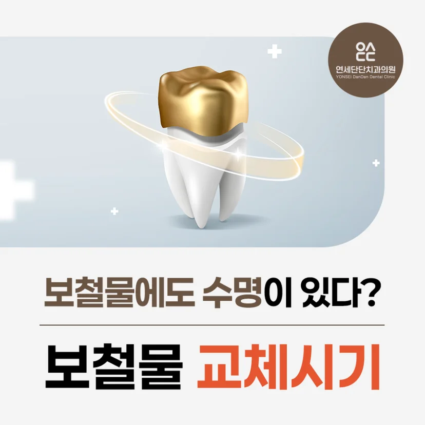 보철물 교체시기 표지