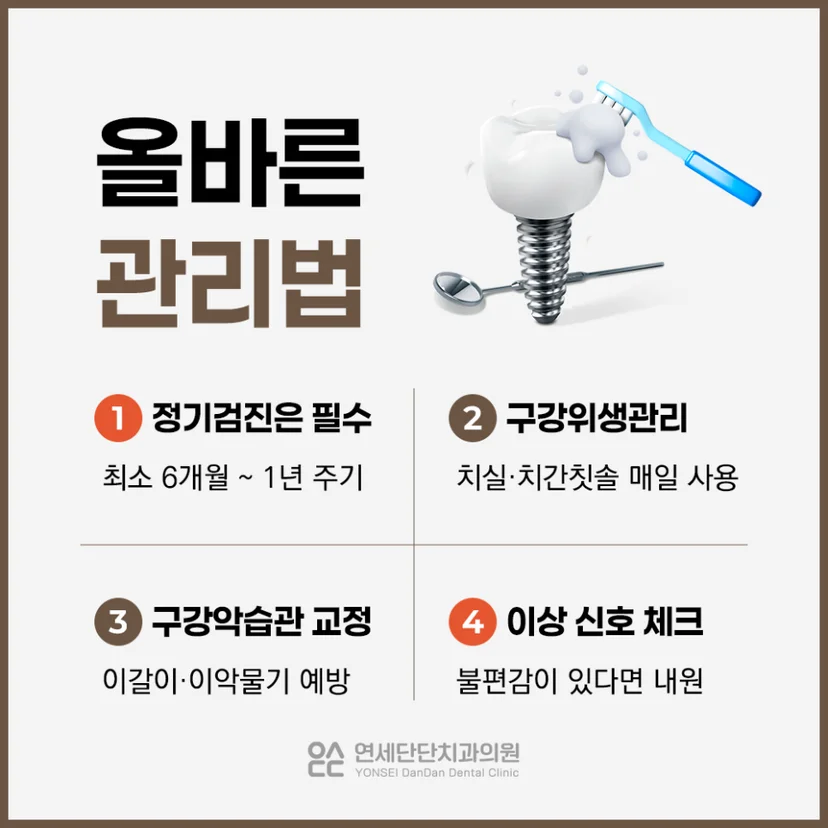 보철물 관리법