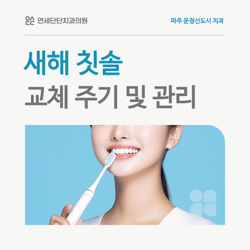 칫솔 교체 주기 표지